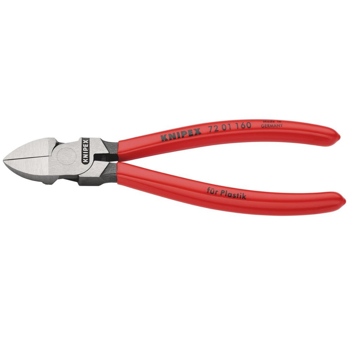 Knipex 72 01 160 Diagonal Cutters for plastics plastic coated, 160mm 34181
