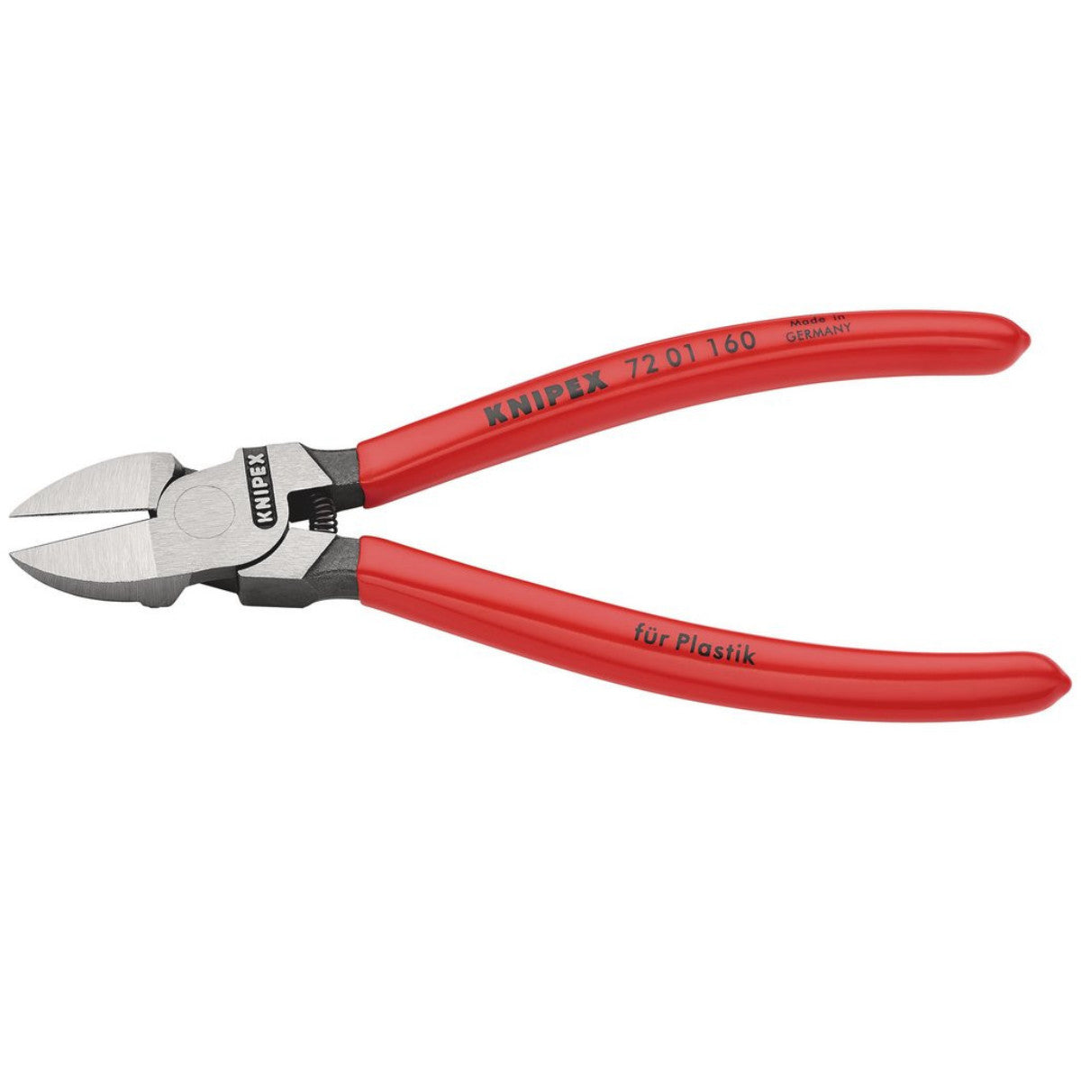 Knipex 72 01 160 Diagonal Cutters for plastics plastic coated, 160mm 34181