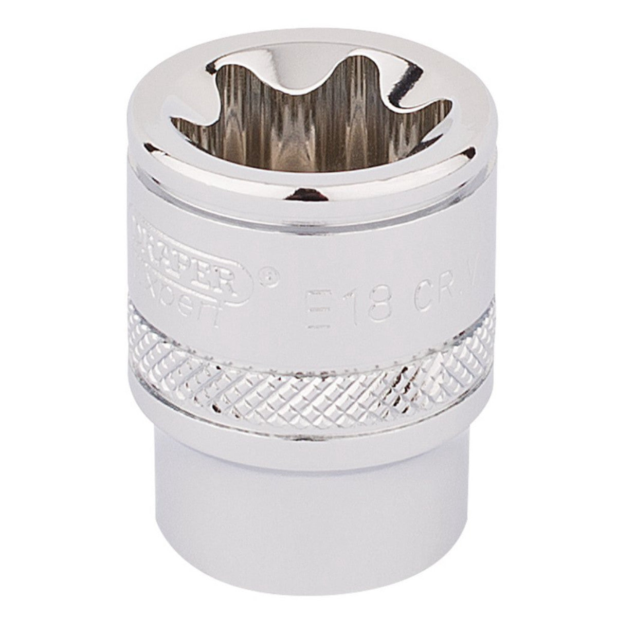 Draper Expert TX-STAR Socket, 3/8" Sq. Dr., E18 34207