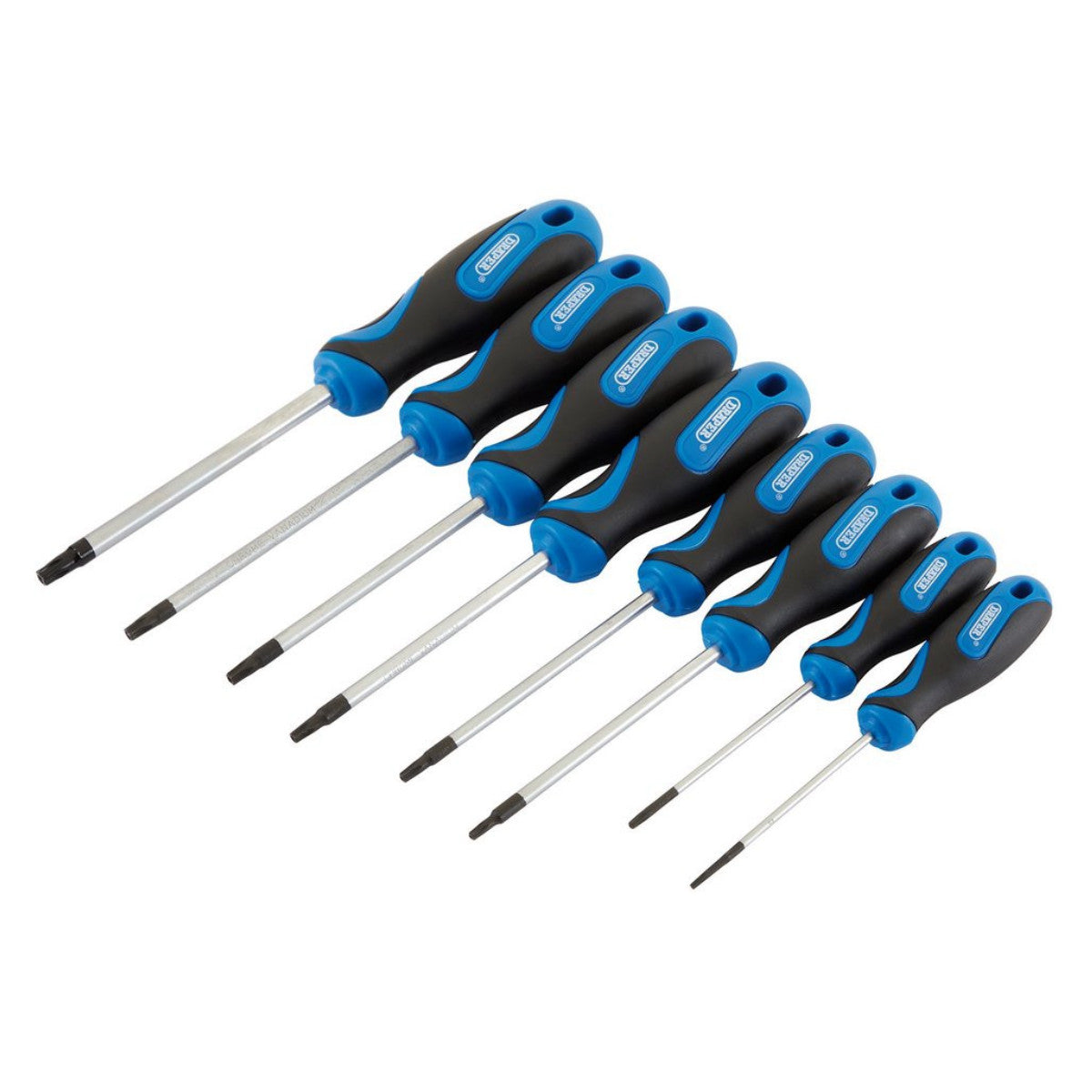 Draper TX-STAR and Draper TX-STAR Security Soft Grip Screwdriver Set (8 Piece) 34251