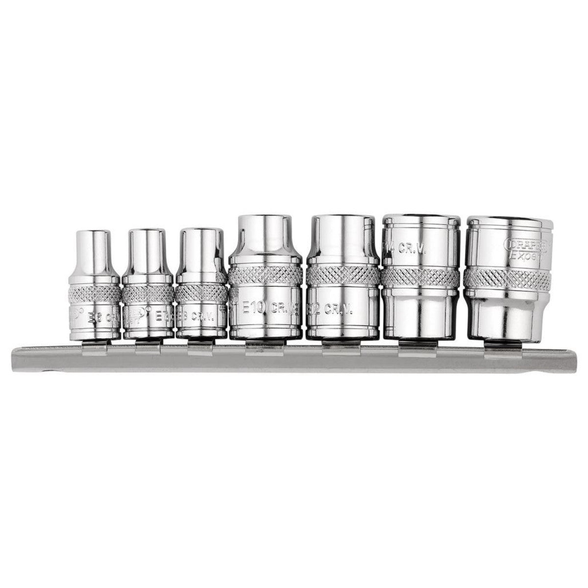 Draper Expert TX-STAR Socket Set, 1/4" and 3/8" Sq. Dr. (7 Piece) 34412