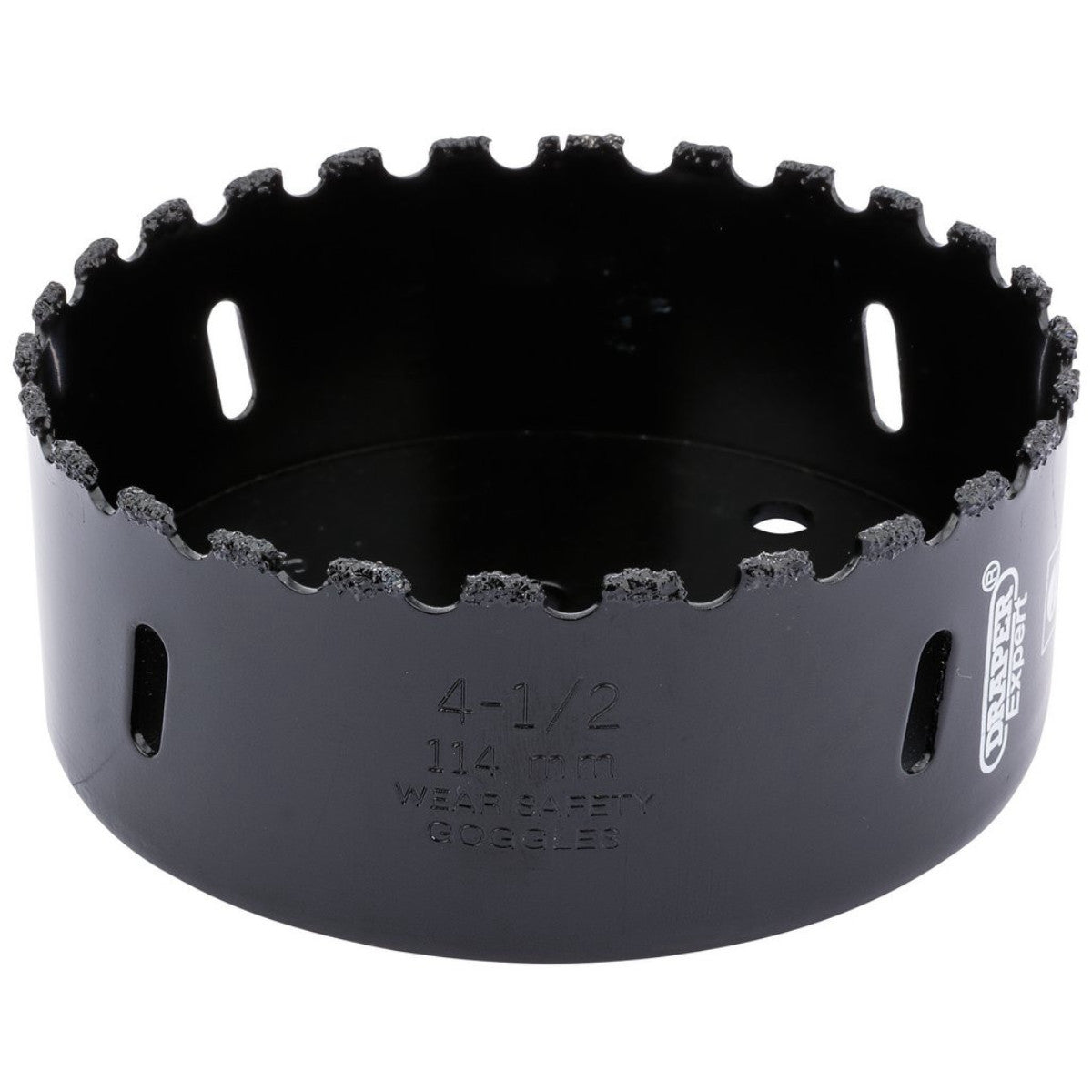 Draper Expert Tungsten Carbide Grit Hole Saw, 114mm 34969