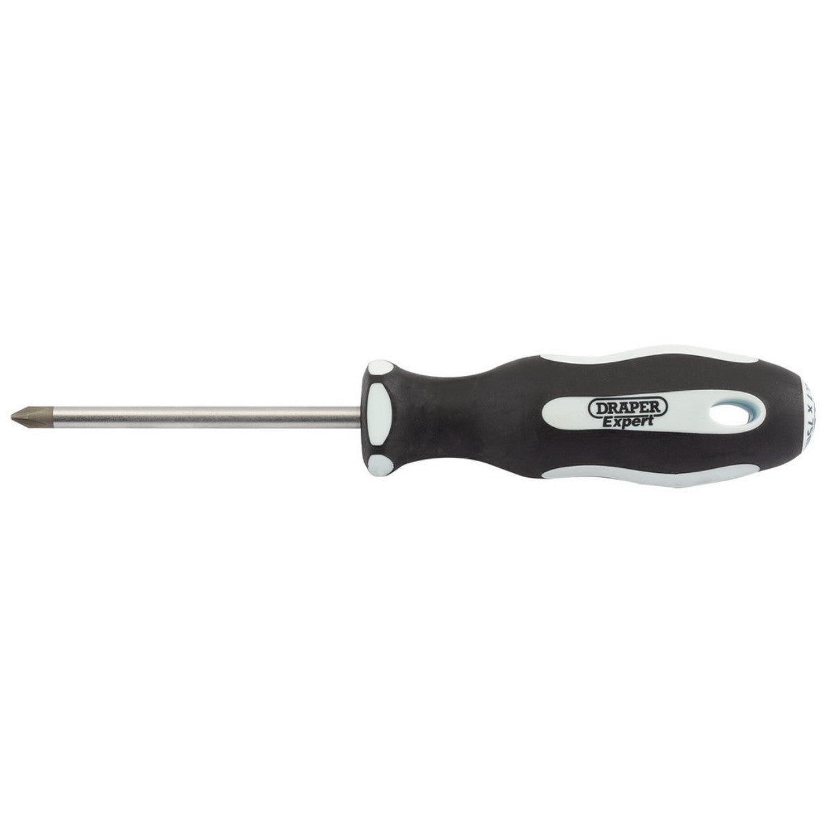 Draper Expert Cross Slot Soft Grip Screwdriver, No.1 x 75mm 34990