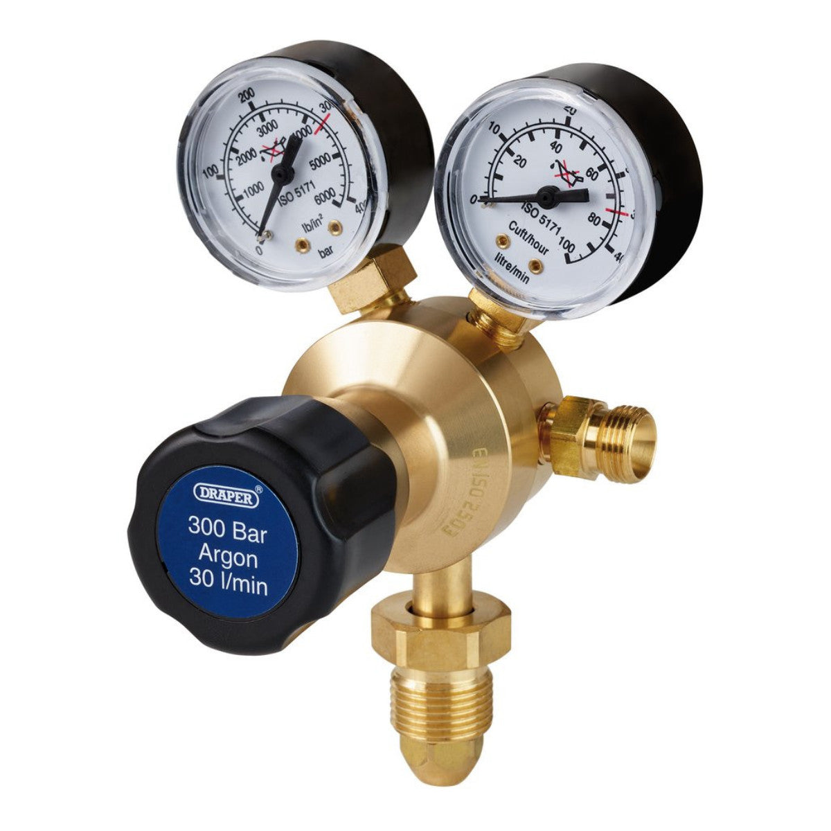 Draper Argon Regulator, 300 Bar 35017