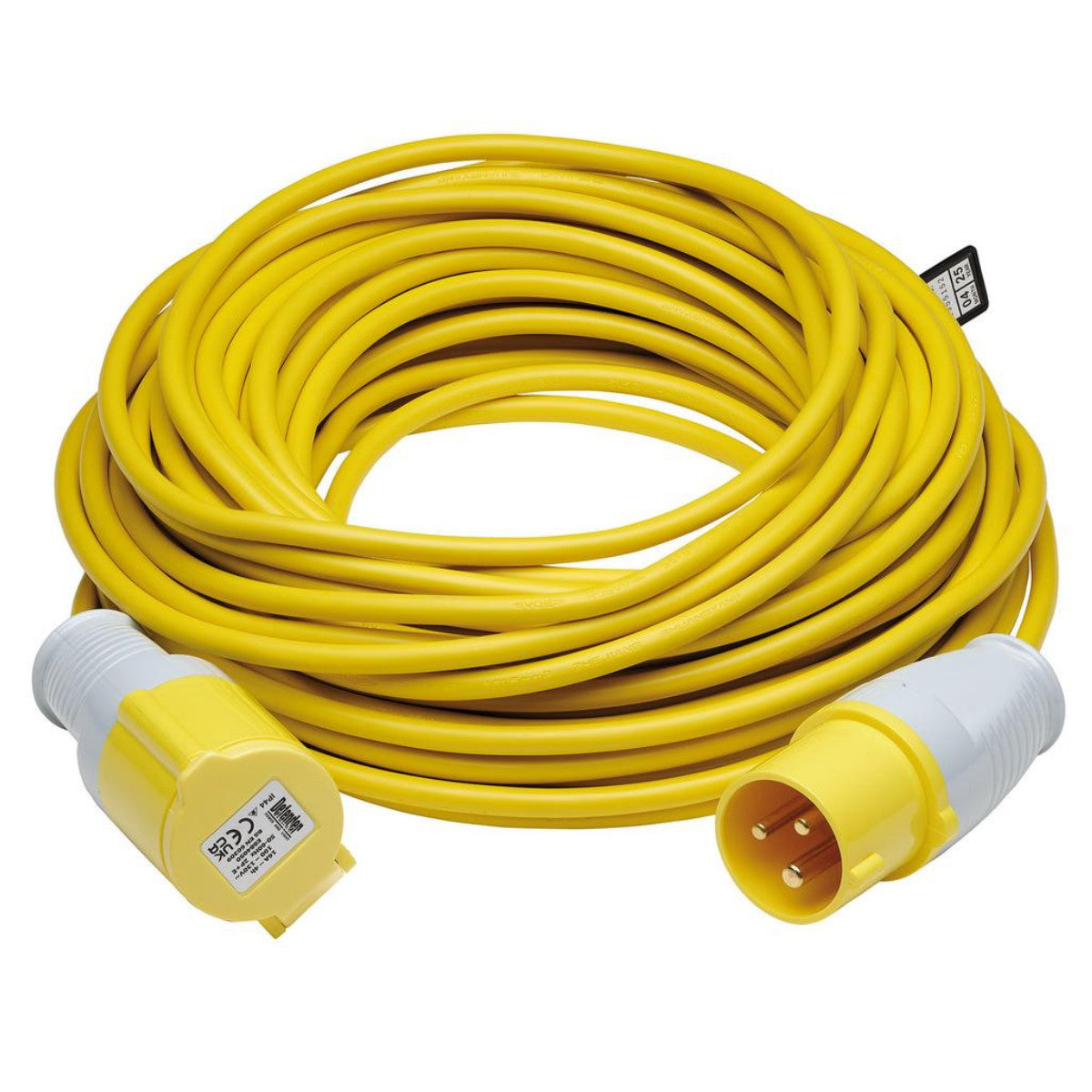 Draper E85230 110V Extension Lead, Yellow, 1.5mm², 16A, 25m 35070