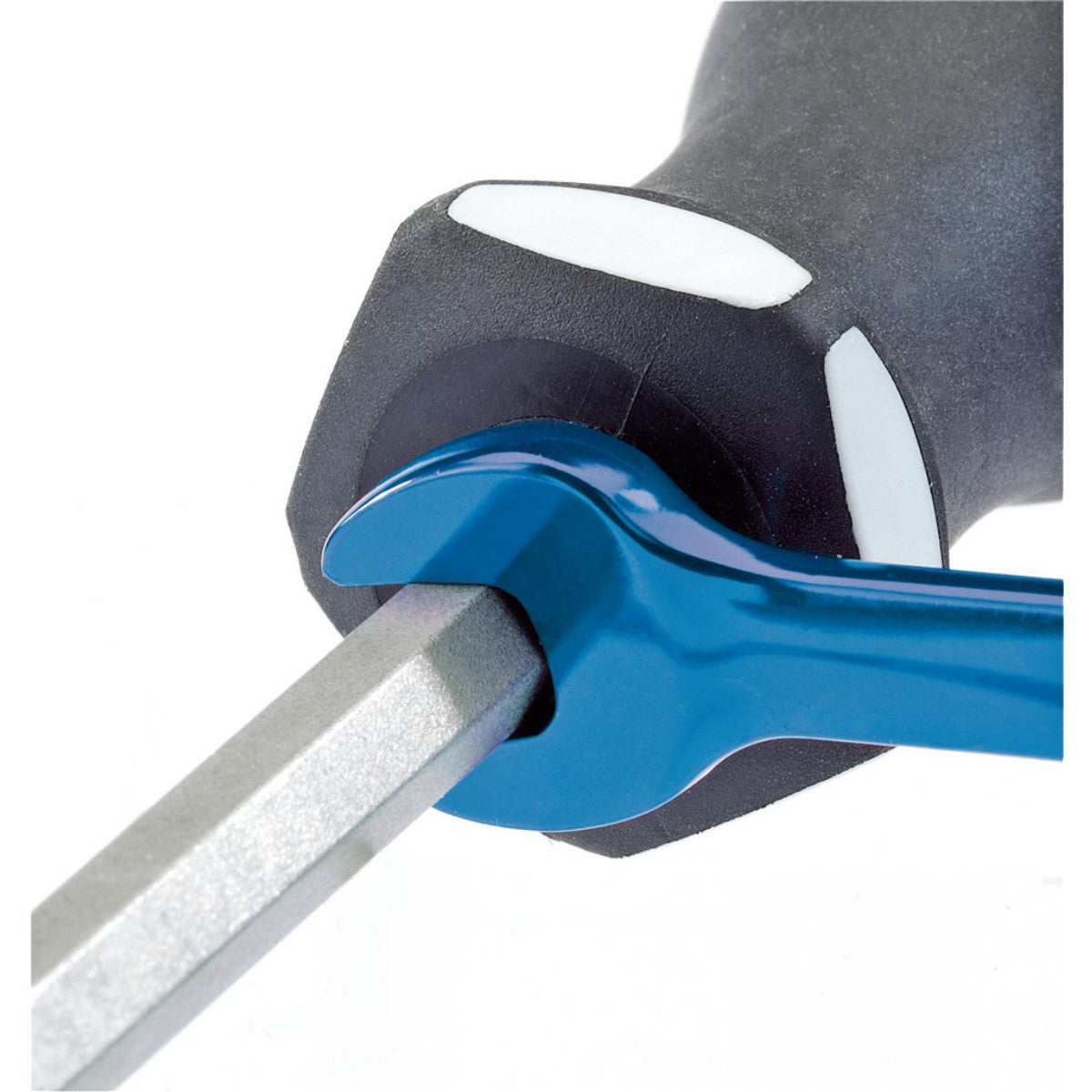Draper Expert 'Pound Thru' Plain Slot Soft Grip Screwdriver, 6.5 x 150mm 35183