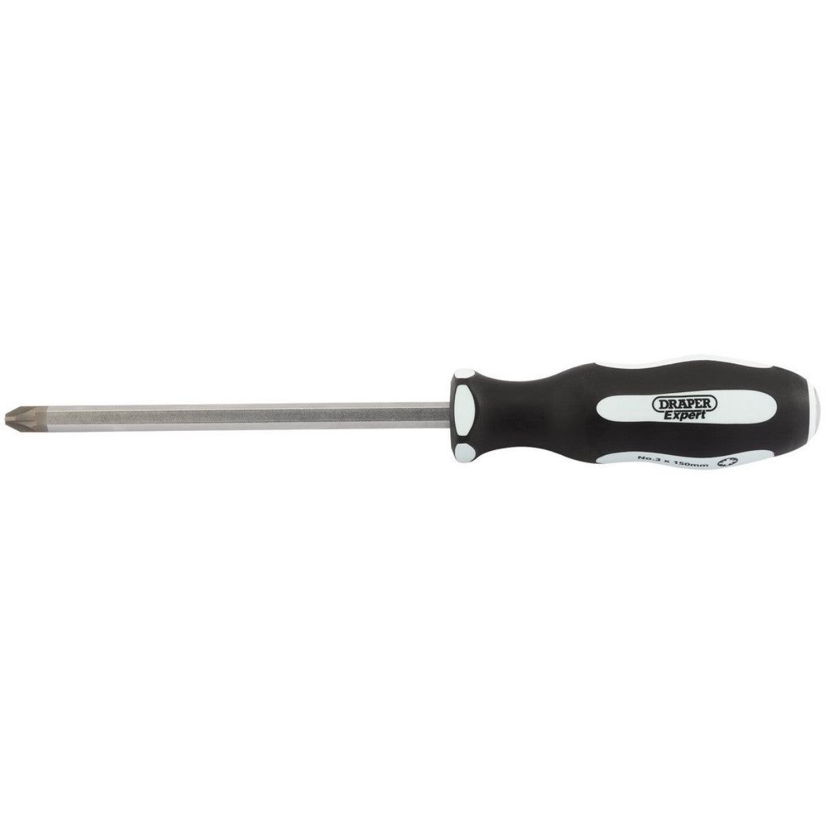 Draper Expert 'Pound Thru' PZ TYPE Soft Grip Screwdriver, No.3 x 150mm 35232