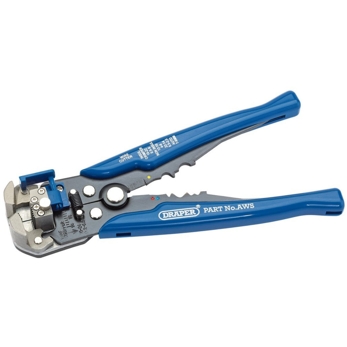 Draper Dual Action Automatic Wire Stripper/Crimper, 205mm 35385