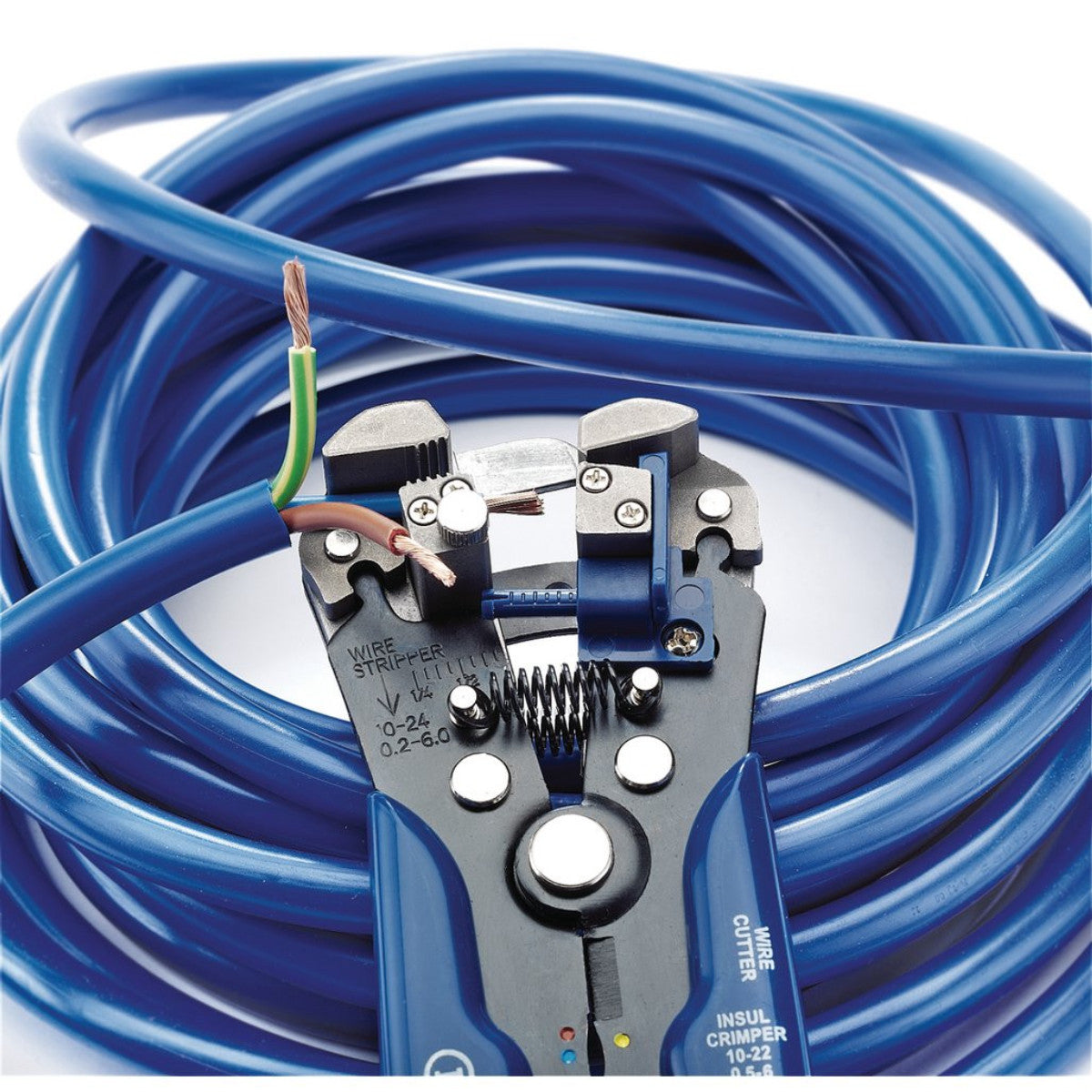 Draper Dual Action Automatic Wire Stripper/Crimper, 205mm 35385