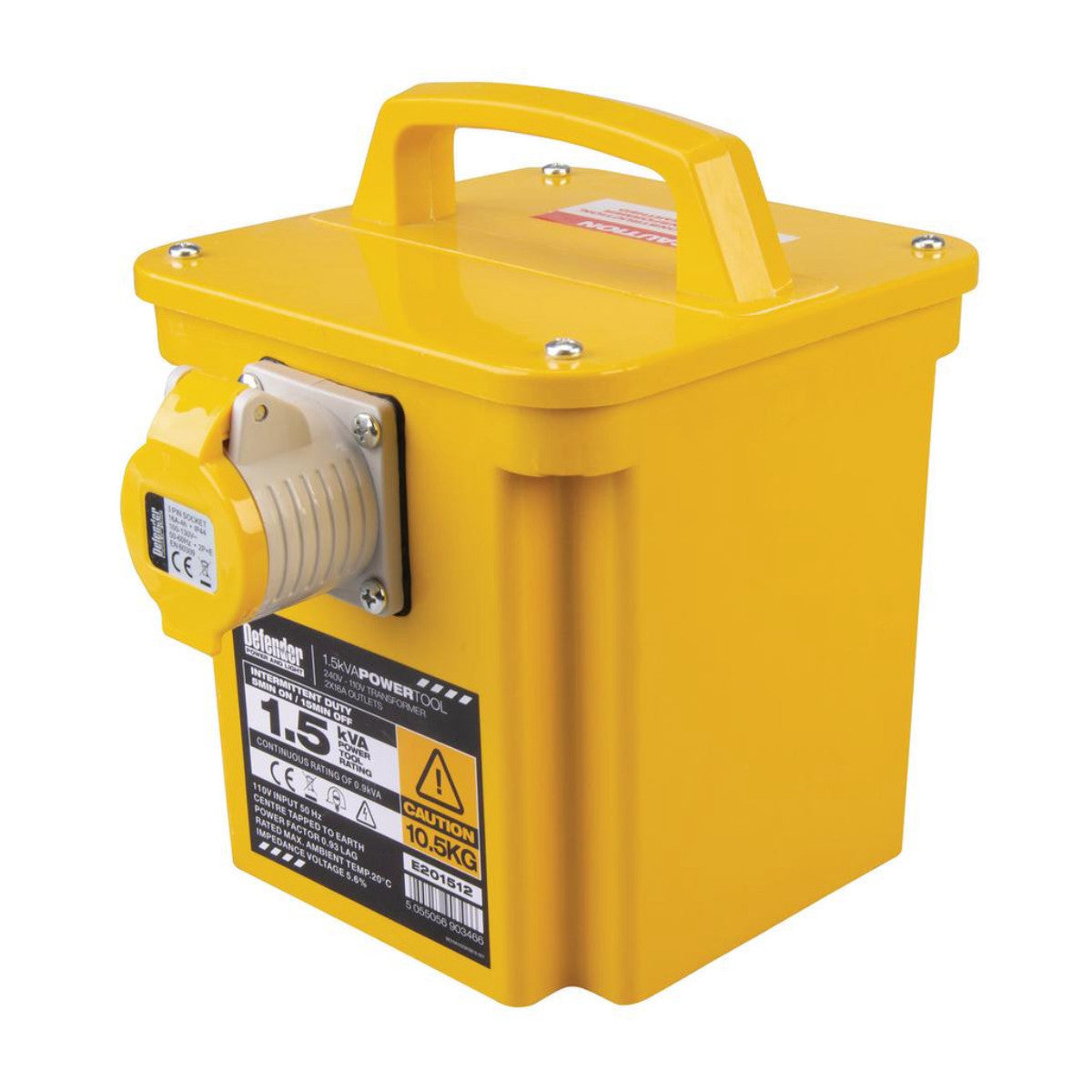 Draper E201512 110V 1.5kVA Transformer, 16A 36397