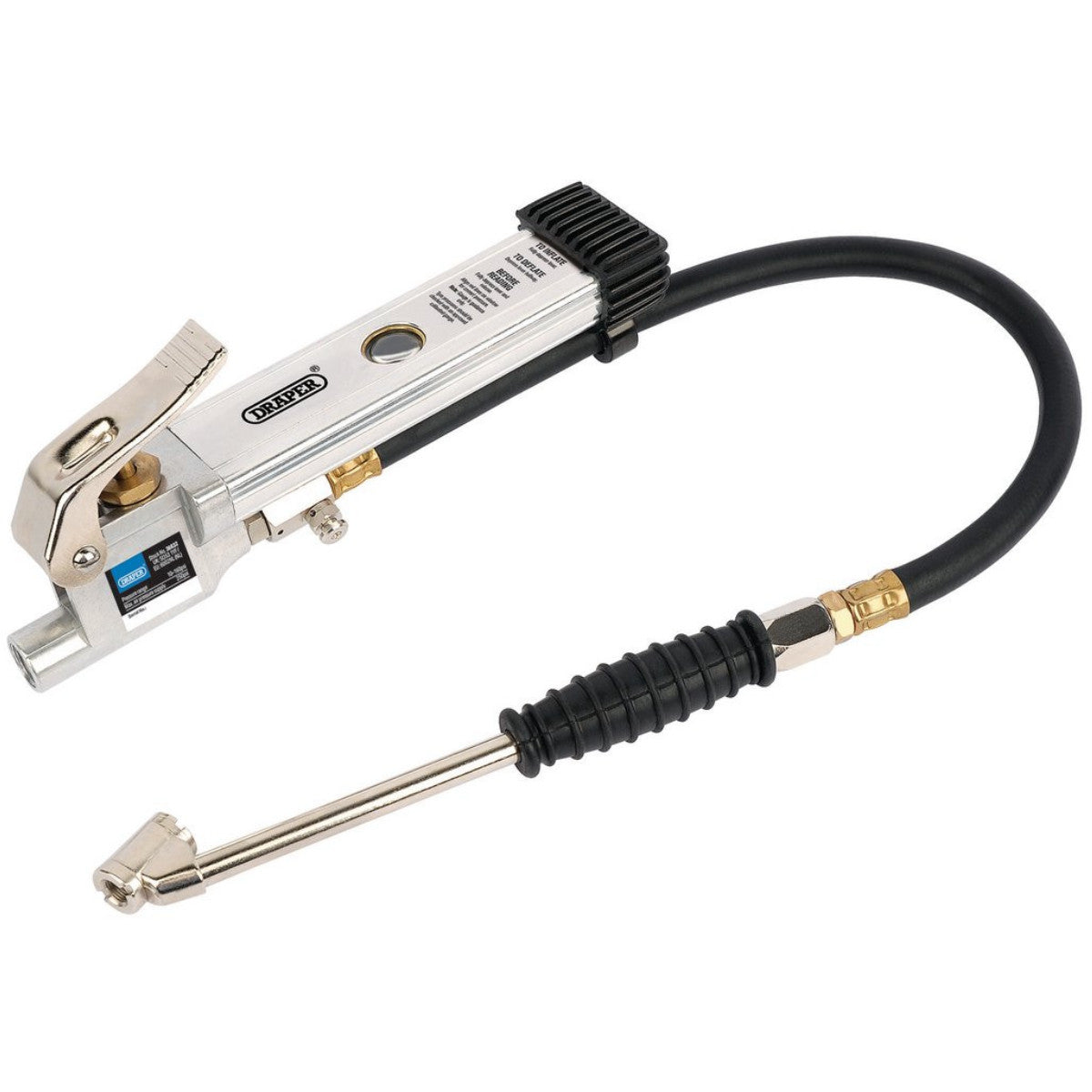 Draper Air Line Inflator with Twin Open Ended Push On Connector 36632