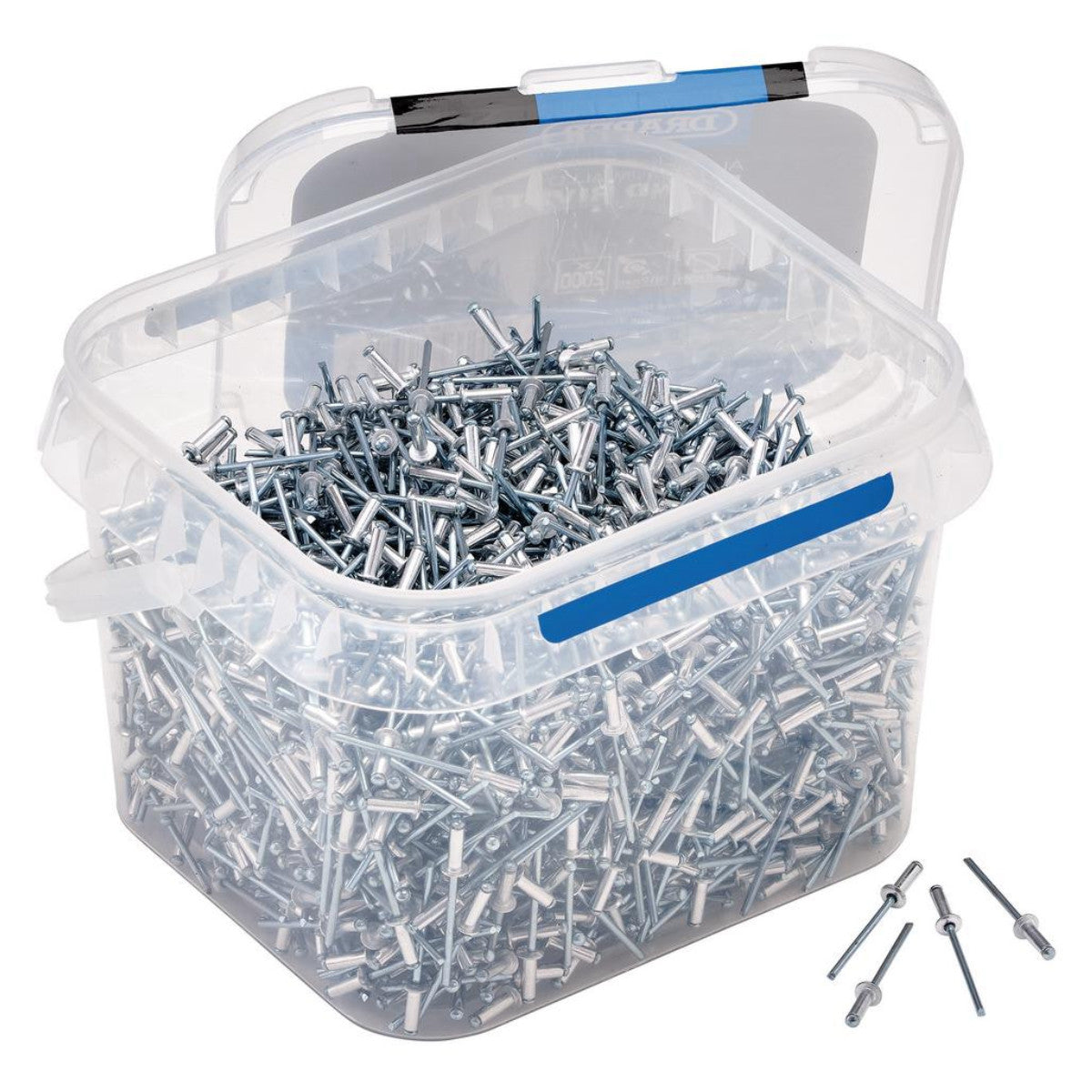 Draper Blind Rivets, 3.2 x 10.2mm (Tub of 2000) 37657