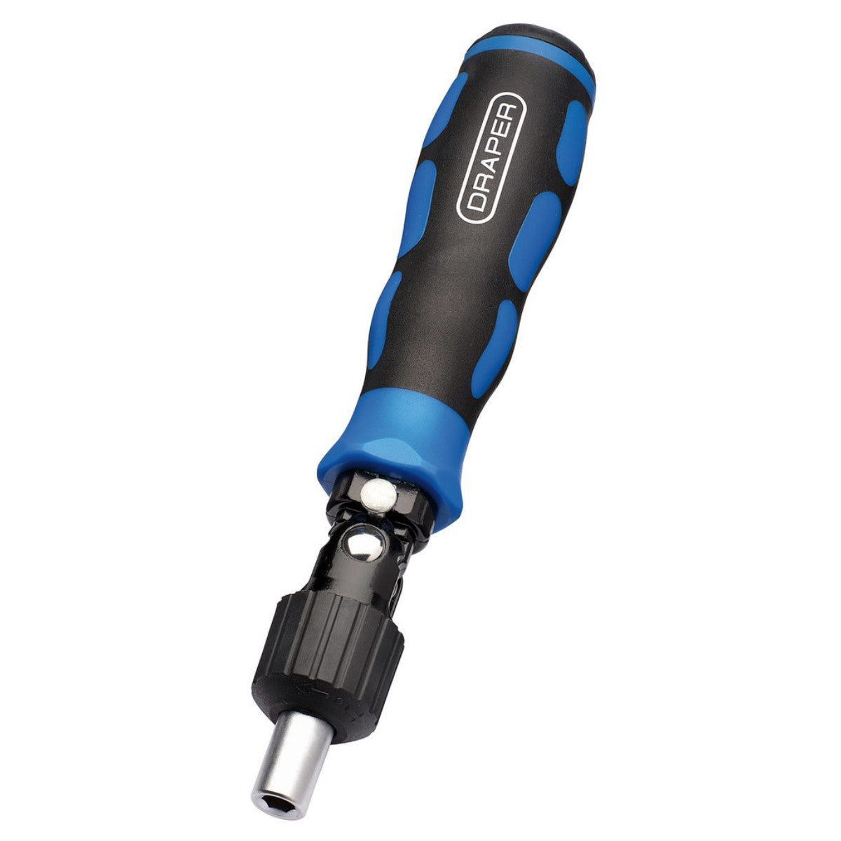 Draper Reversible Pivoting Ratchet Screwdriver and Bit Set (13 Piece) 38124