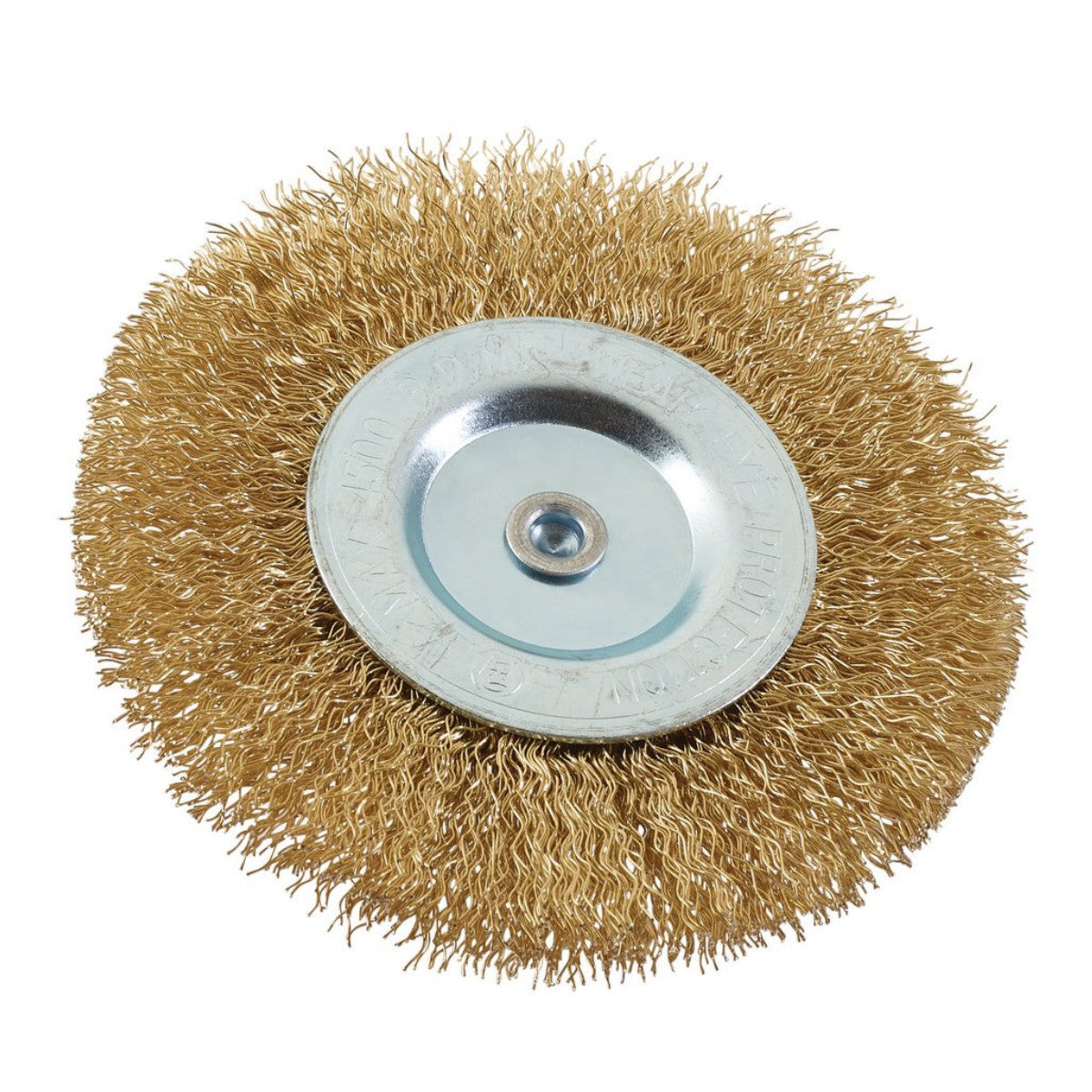 Draper Brassed Steel Crimped Wire Wheel Brush, 100mm 41428