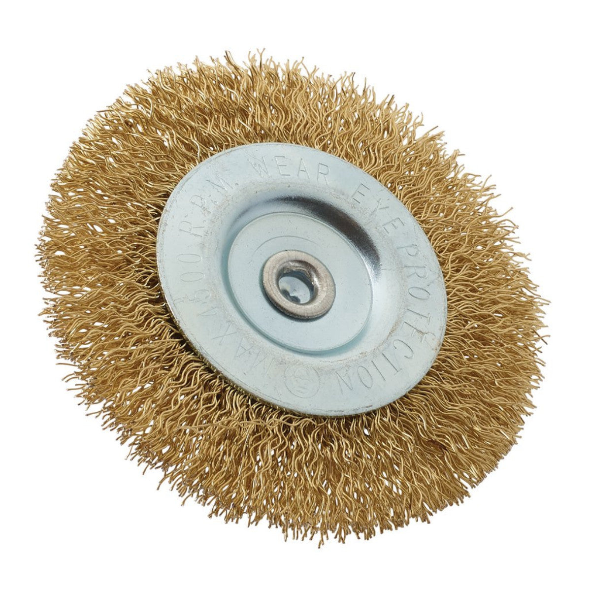 Draper Brassed Steel Crimped Wire Wheel Brush, 75mm 41429