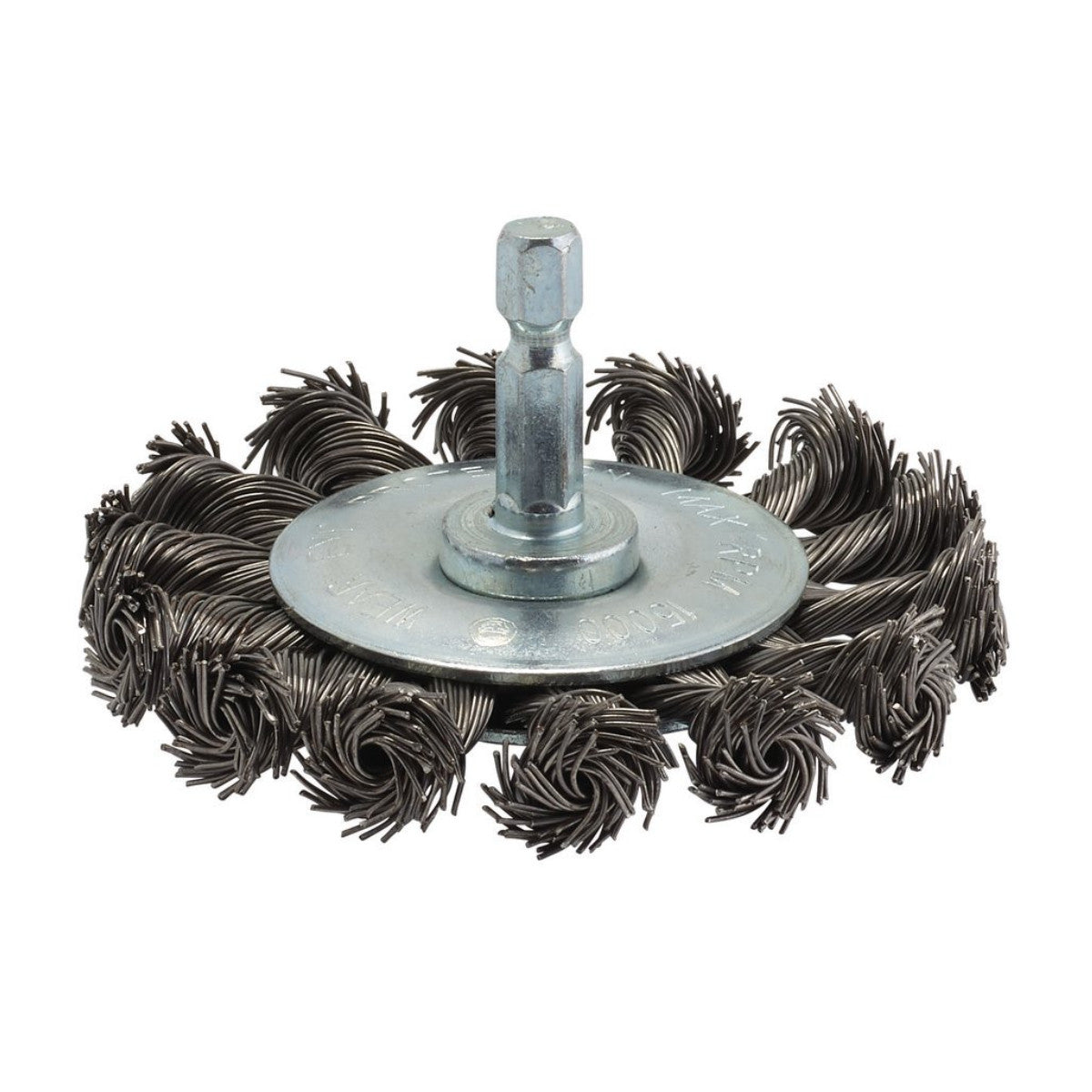 Draper Steel Twist-Knot Wire Wheel Brush, 75mm 41434