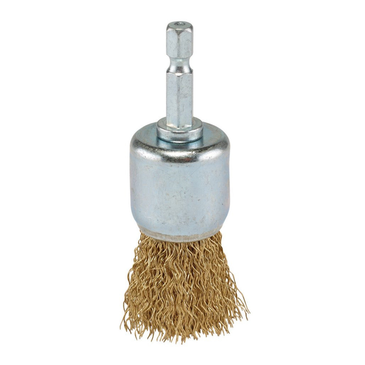 Draper Brassed Steel Crimped Wire End Brush, 25mm 41438