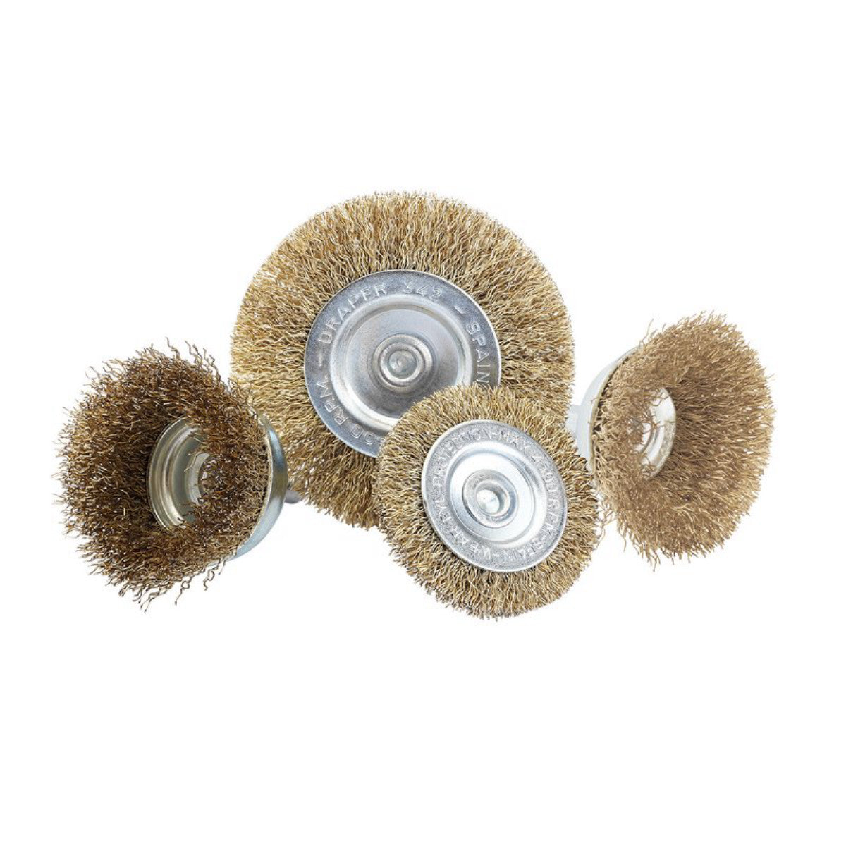 Draper Countertop Display of Cup and Rotary Wire Brushes 41440