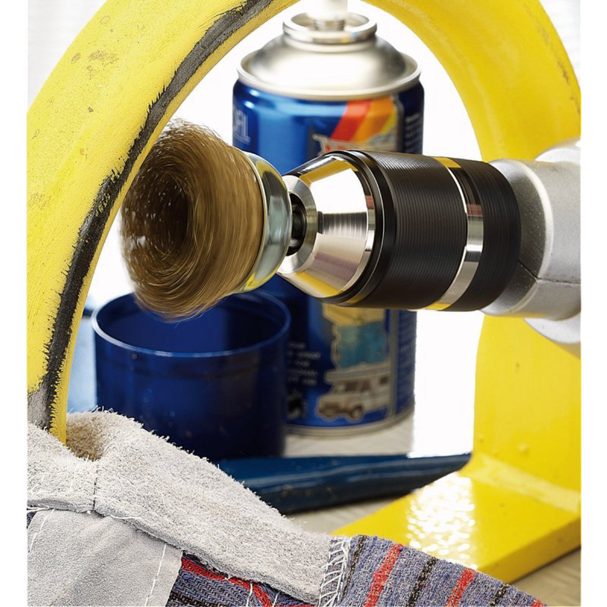 Draper Countertop Display of Cup and Rotary Wire Brushes 41440