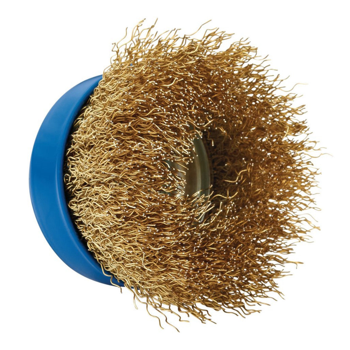 Draper Brassed Steel Crimped Wire Cup Brush, 65mm, M14 41443