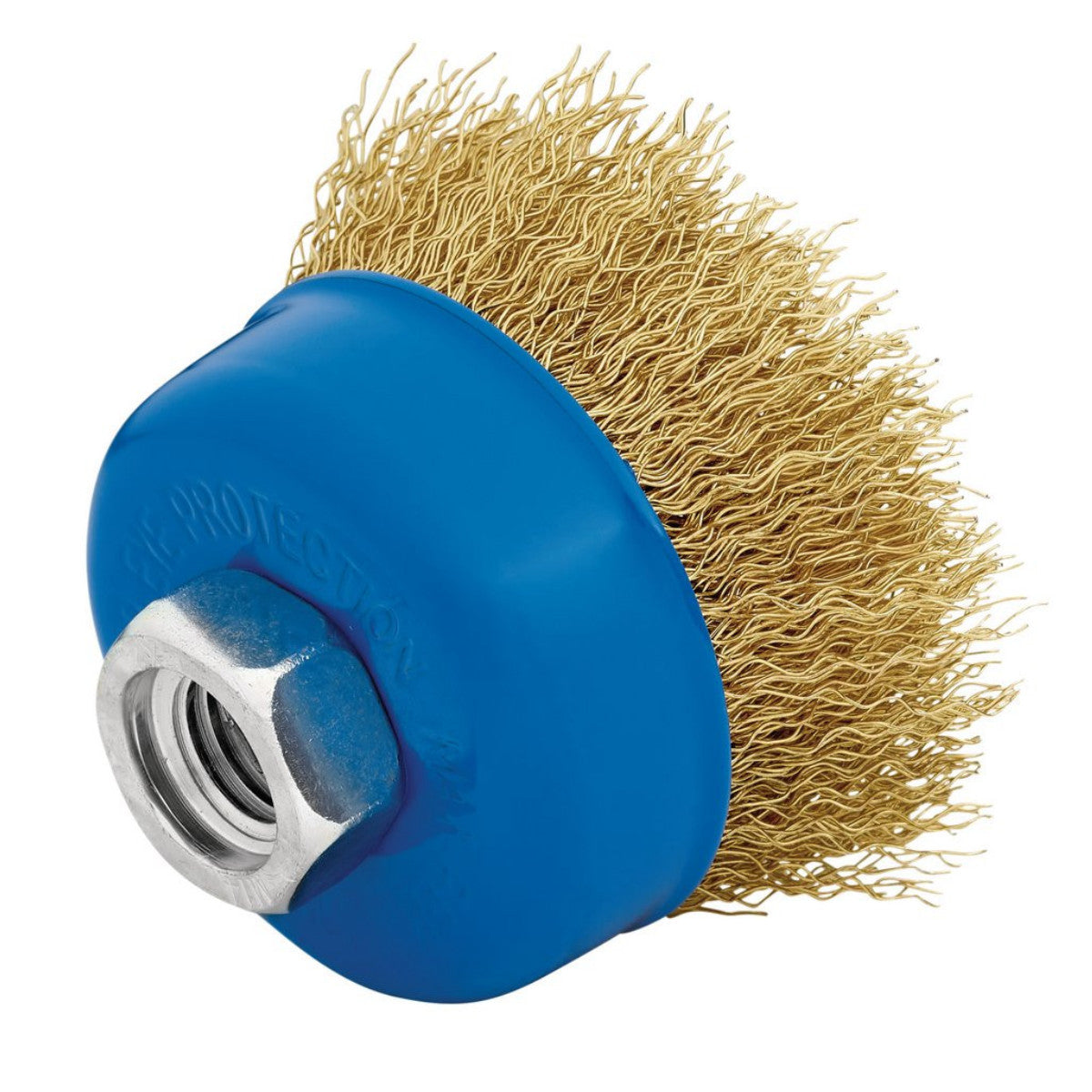 Draper Brassed Steel Crimped Wire Cup Brush, 65mm, M14 41443