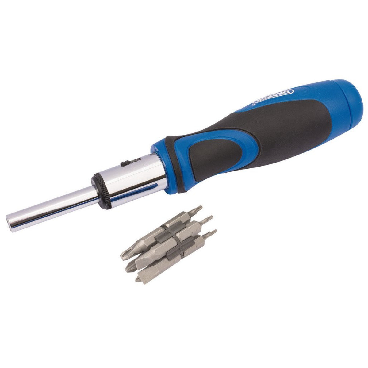 Draper Ratchet Screwdriver and Bit Set (13 Piece) 43640