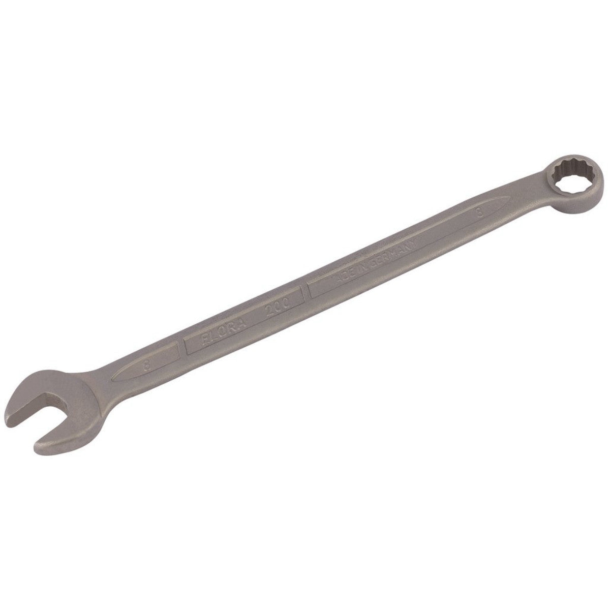Elora Long Stainless Steel Combination Spanner, 8mm 44011