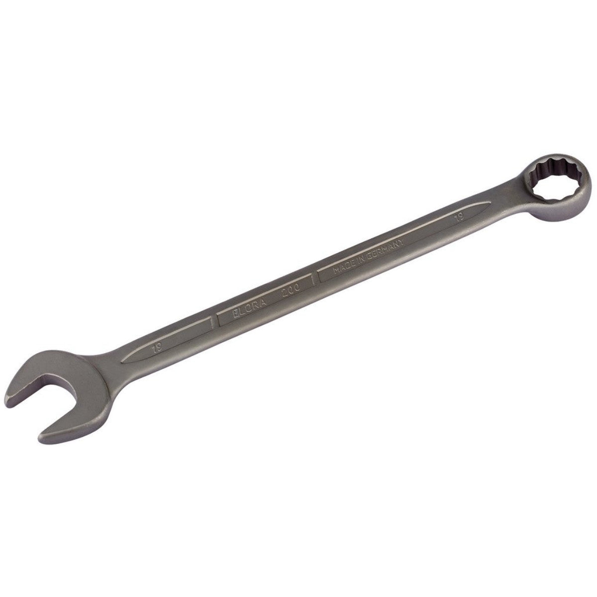 Elora Long Stainless Steel Combination Spanner, 19mm 44017