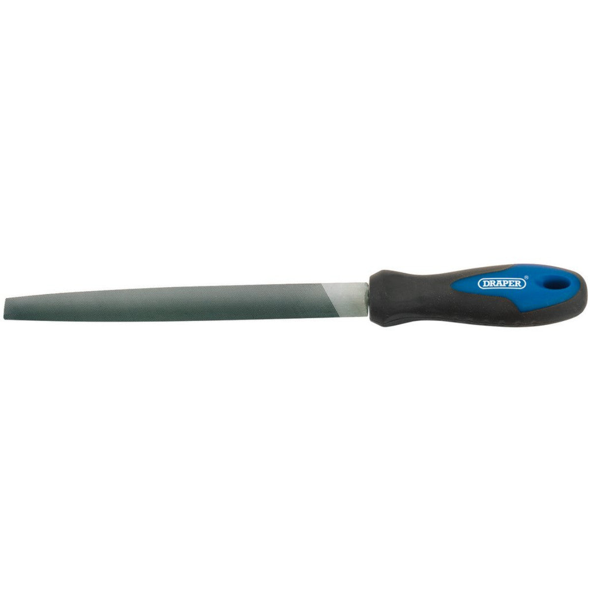 Draper Engineers Half Round Second Cut File with Soft Grip Handle, 200mm 44954