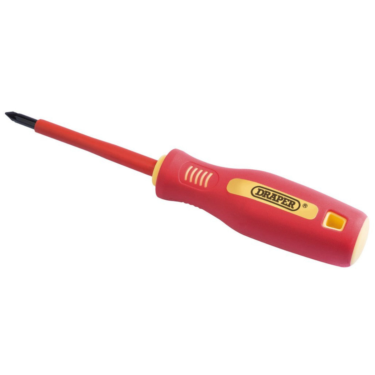 Draper Fully Insulated Soft Grip Cross Slot Screwdriver, No.1 x 80mm 46528