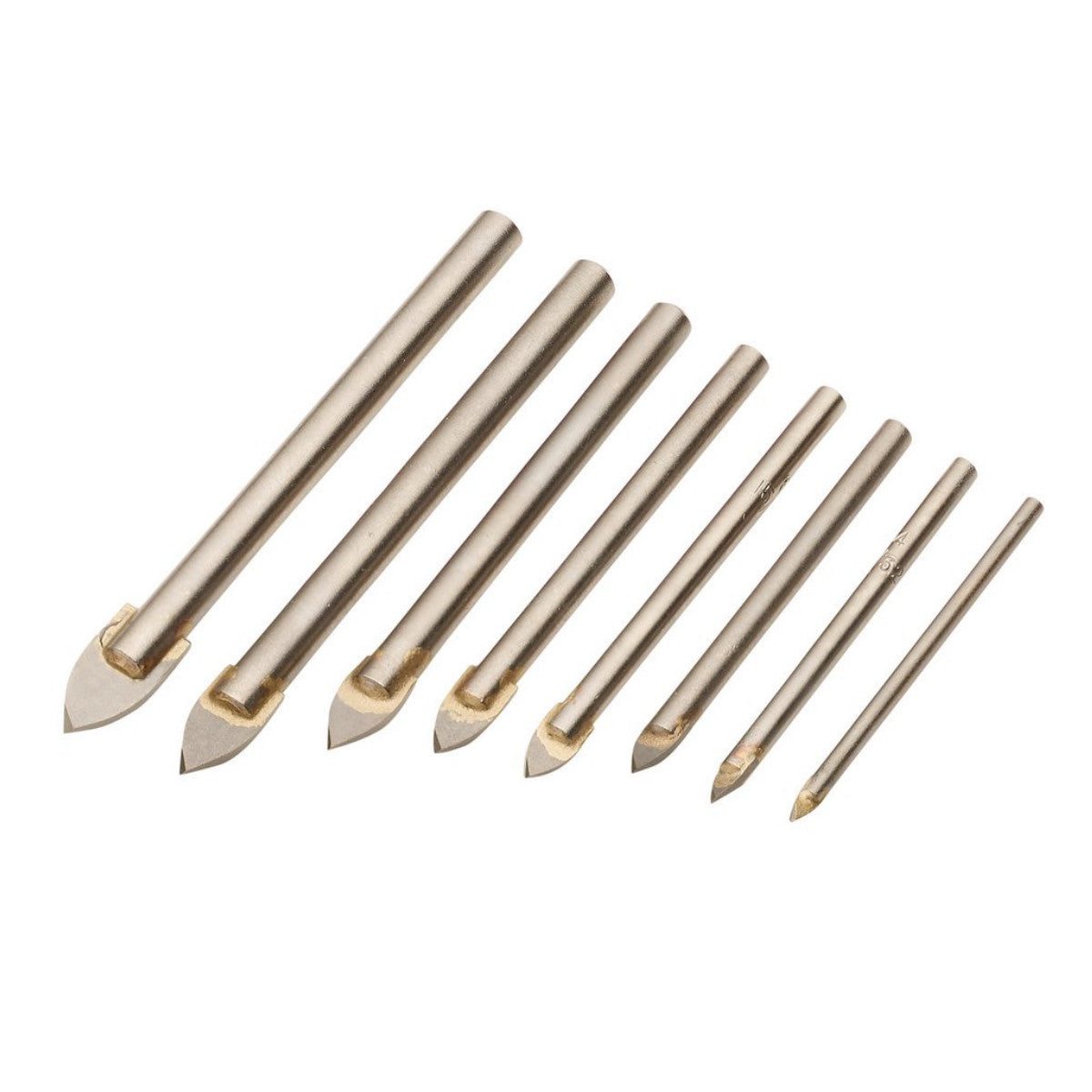 Draper TCT Tile and Glass Drill Bit Set (8 Piece) 48221