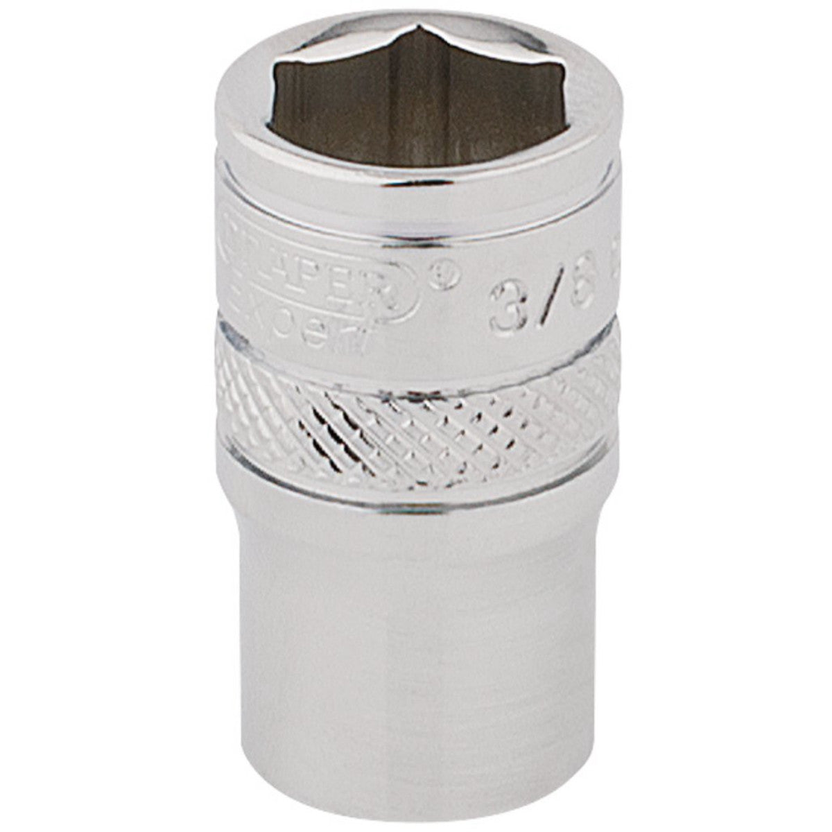 Draper Expert HI-TORQ 6 Point Socket, 1/4" Sq. Dr., 3/8" 48914