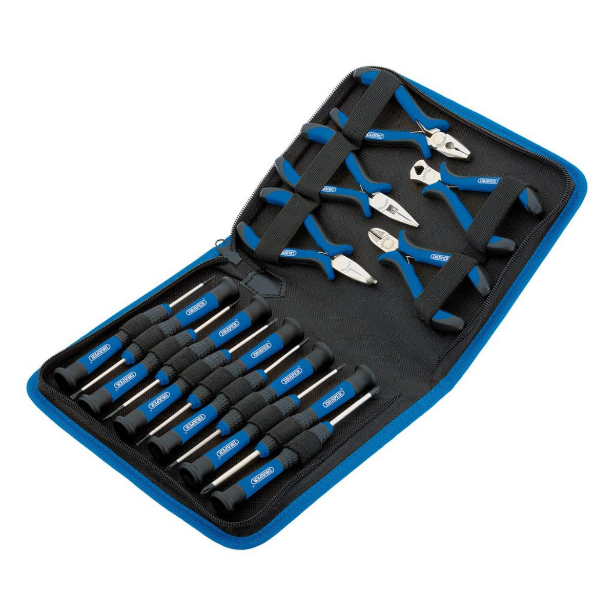 Draper Precision Pliers and Screwdriver Set (16 Piece) 48958