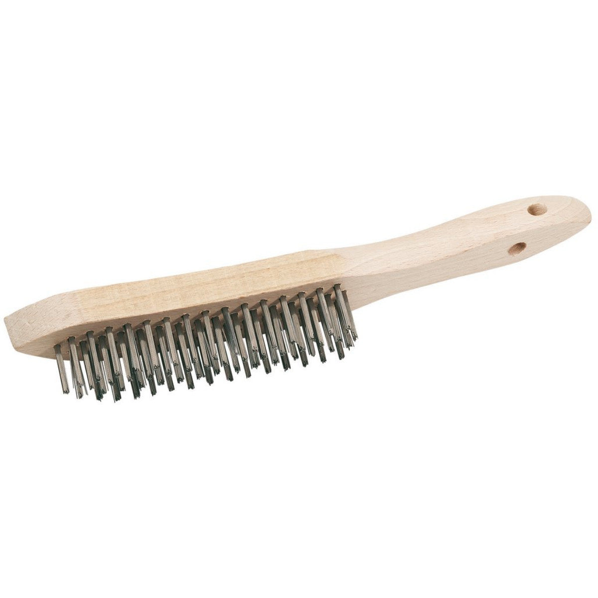 Draper Stainless Steel 4 Row Wire Scratch Brush, 310mm 50931