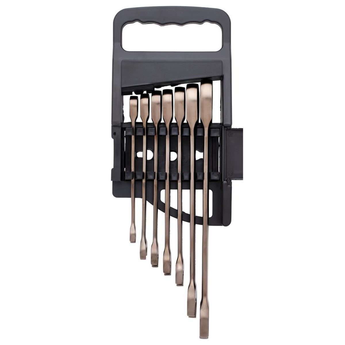 Draper HI-TORQ Metric Ratcheting Combination Spanner Set, Black (7 Piece) 51178