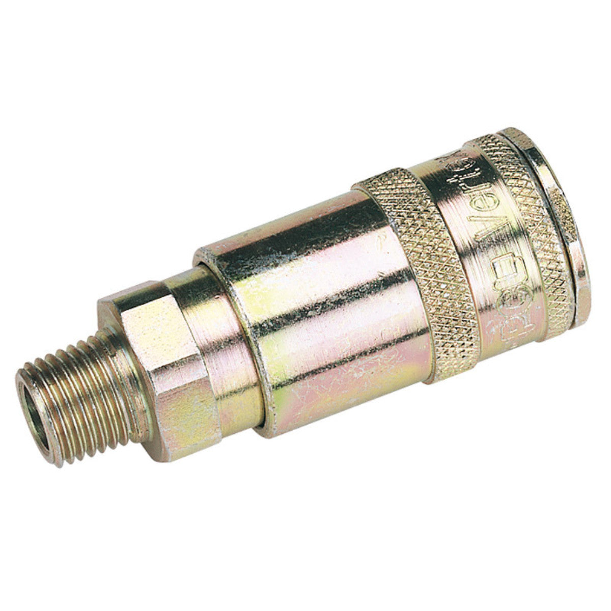 Draper 1/4" BSP Taper Male Thread Vertex Air Coupling (Sold Loose) 51385
