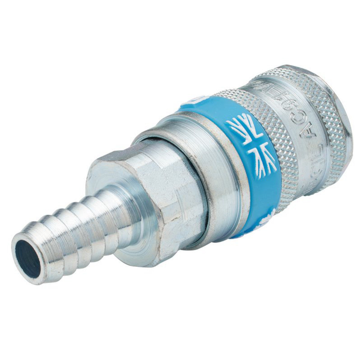 Draper 3/8" Bore Vertex Air Line Coupling with Tailpiece 51418