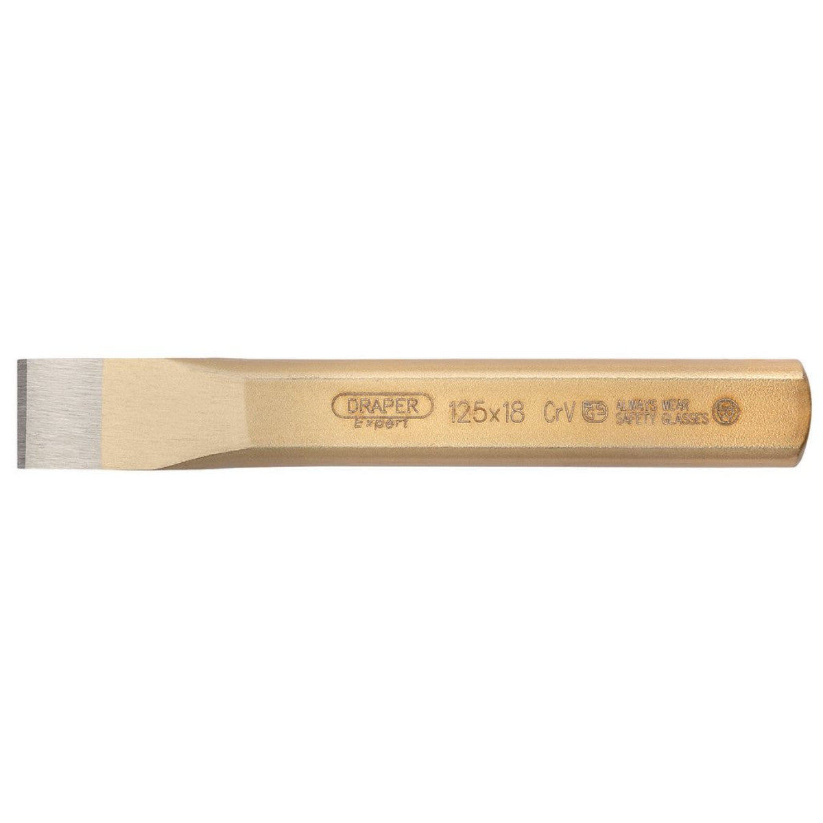Draper Expert Flat Cold Chisel, 18 x 125mm 51596