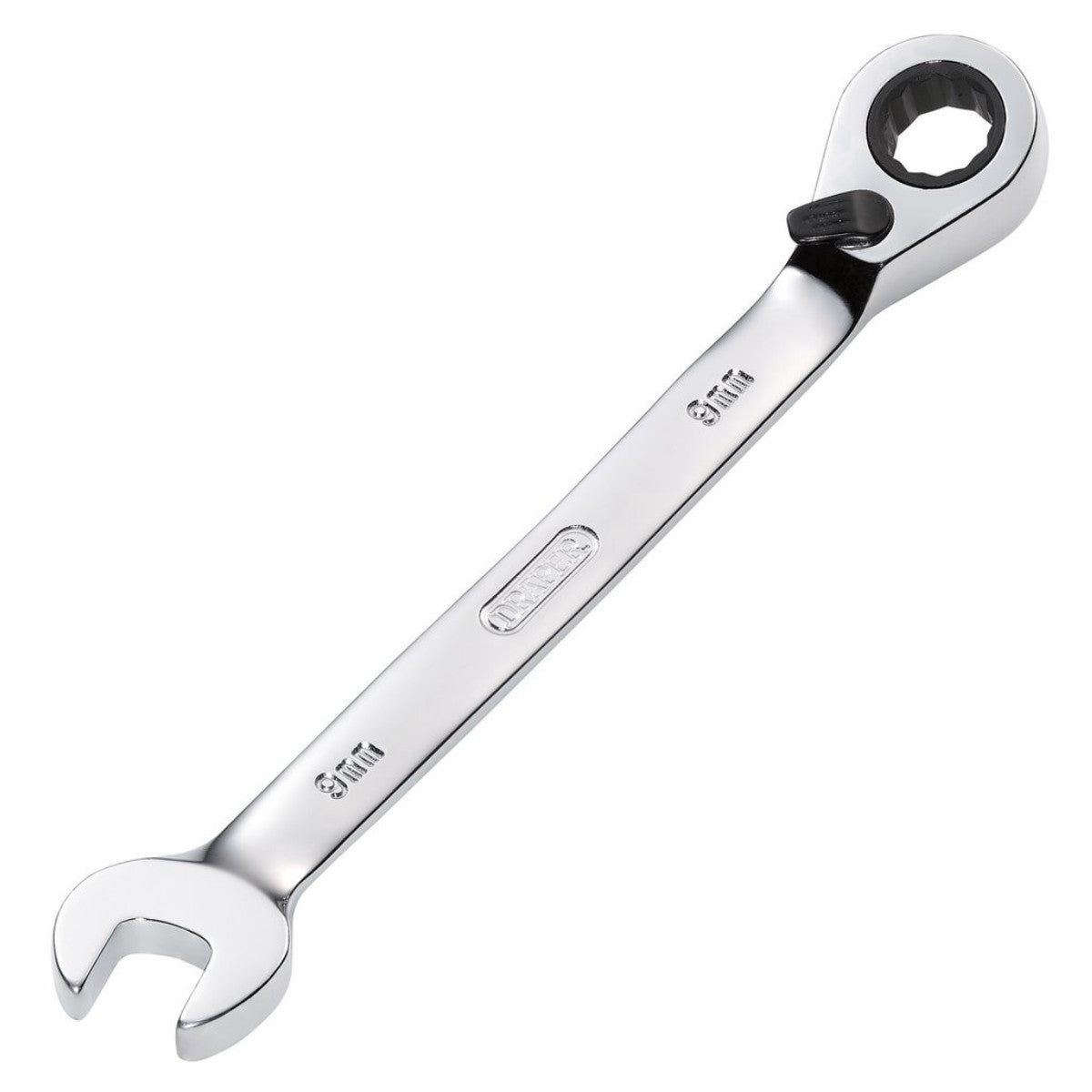 Draper HI-TORQ Metric Reversible Ratcheting Combination Spanner, 9mm 51968