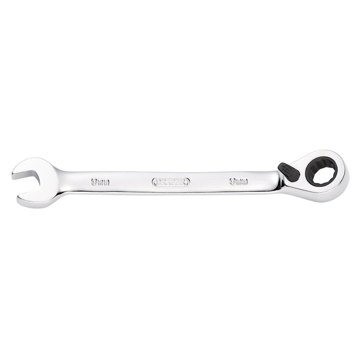 Draper HI-TORQ Metric Reversible Ratcheting Combination Spanner, 9mm 51968