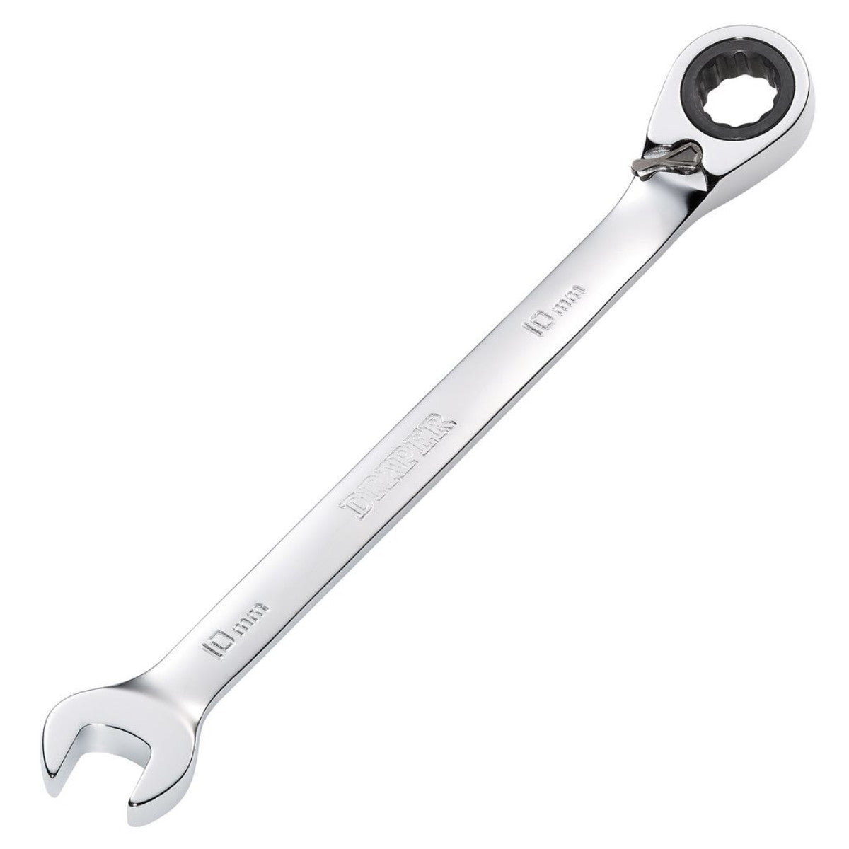 Draper HI-TORQ Metric Reversible Ratcheting Combination Spanner, 10mm 51973