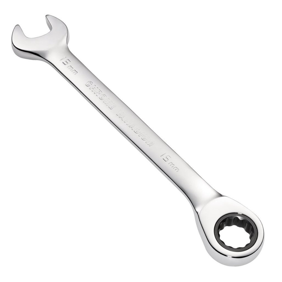 Draper HI-TORQ Metric Reversible Ratcheting Combination Spanner, 15mm 52003