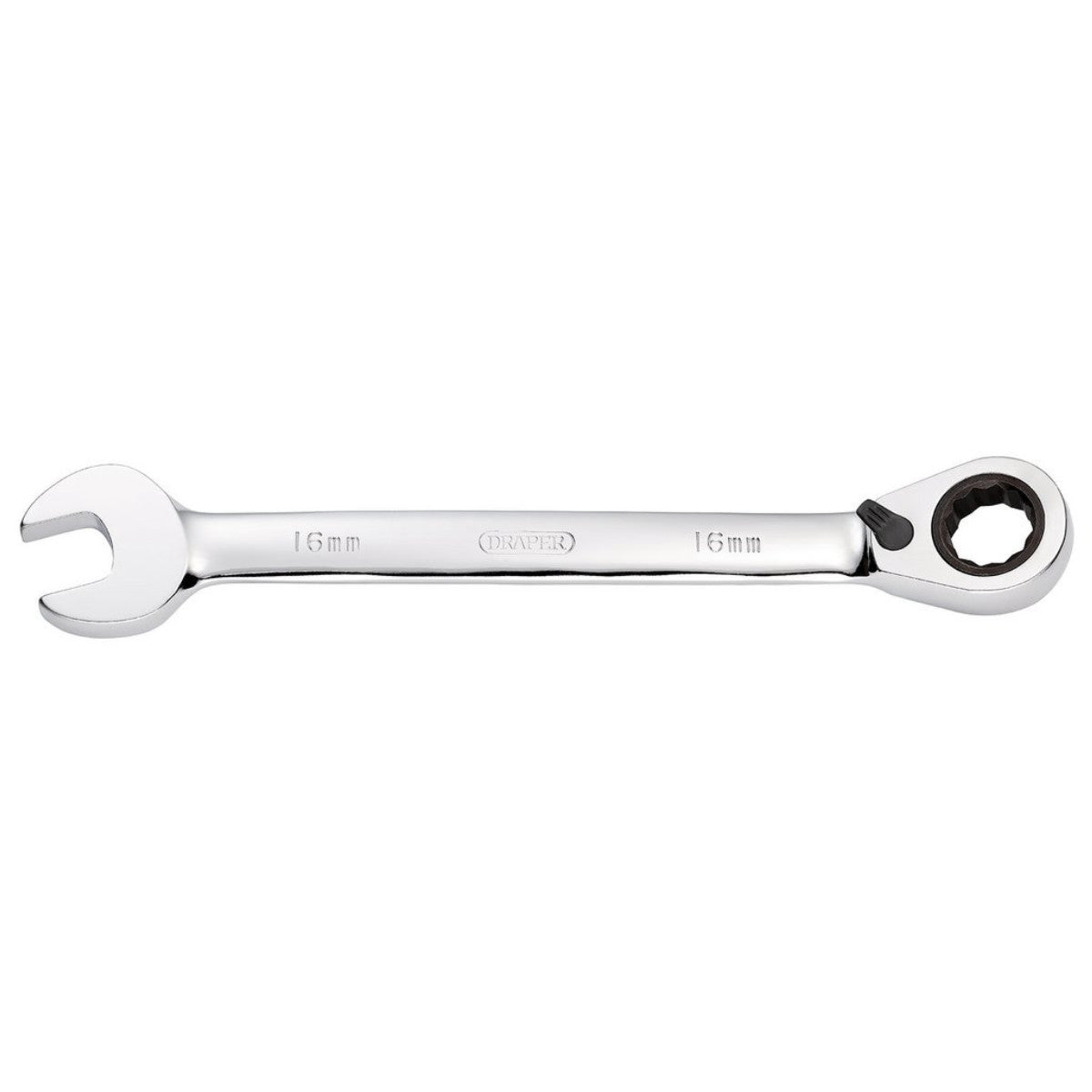 Draper HI-TORQ Metric Reversible Ratcheting Combination Spanner, 16mm 52004