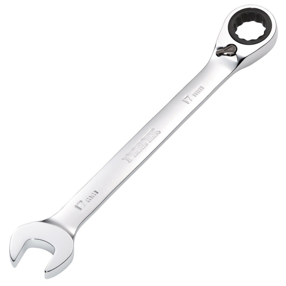 Draper HI-TORQ Metric Reversible Ratcheting Combination Spanner, 17mm 52005
