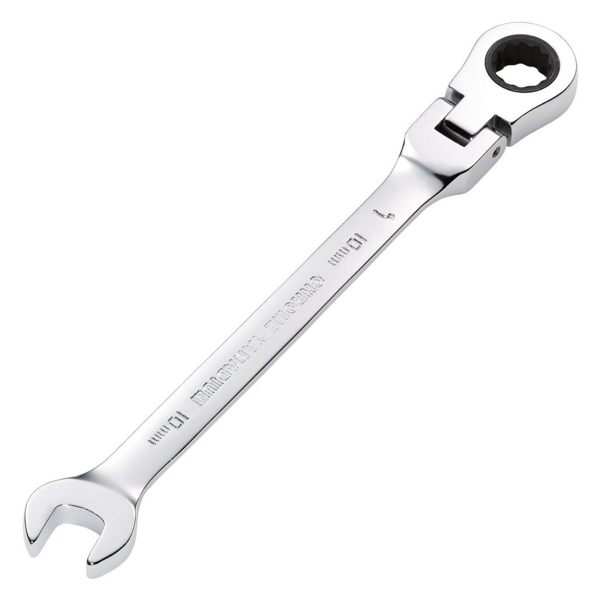 Draper HI-TORQ Metric Flexible Head Ratcheting Combination Spanner, 10mm 52011