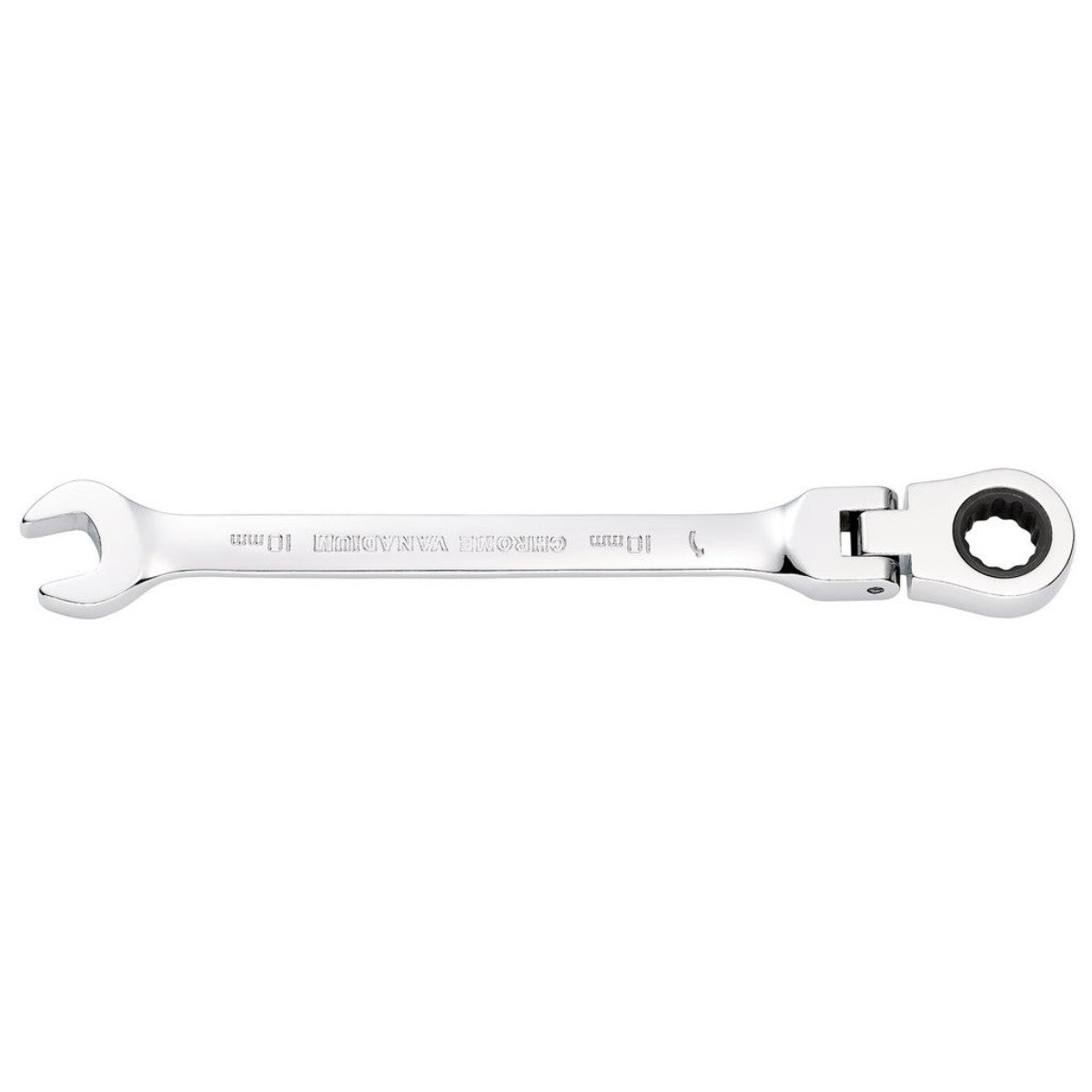 Draper HI-TORQ Metric Flexible Head Ratcheting Combination Spanner, 10mm 52011