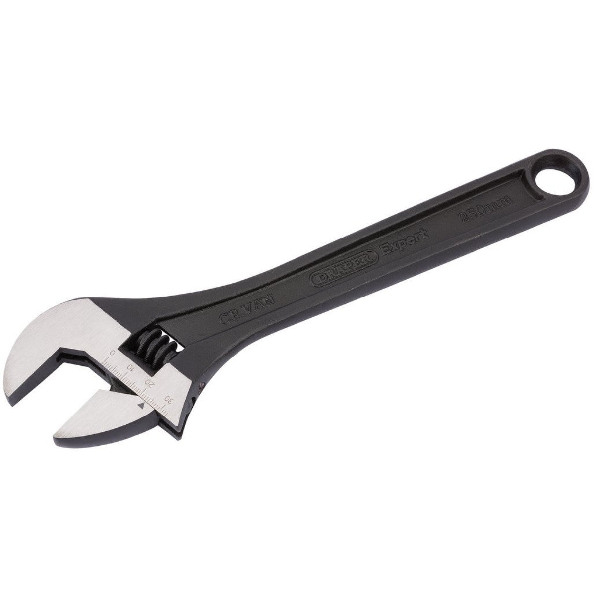Draper Expert Crescent-Type Adjustable Wrench with Phosphate Finish, 250mm, 33mm 52681
