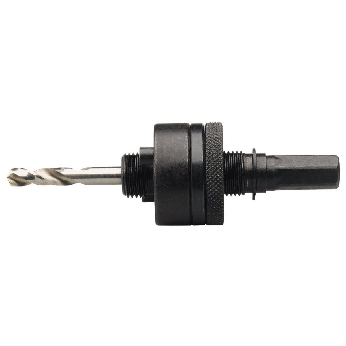Draper Locking Hex. Shank Holesaw Arbor with HSS Pilot Drill for Holesaws 32 - 152mm, 7/16" Thread 52983