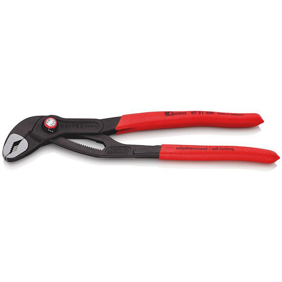 Knipex 87 21 250 SB Cobra QuickSet High-Tech Water Pump Pliers, 250mm 53952