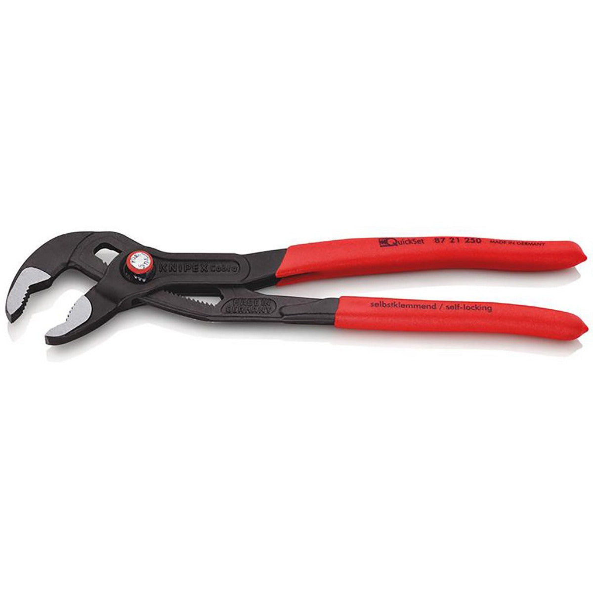 Knipex 87 21 250 SB Cobra QuickSet High-Tech Water Pump Pliers, 250mm 53952